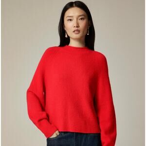 J. Crew Red Turtleneck Sweater